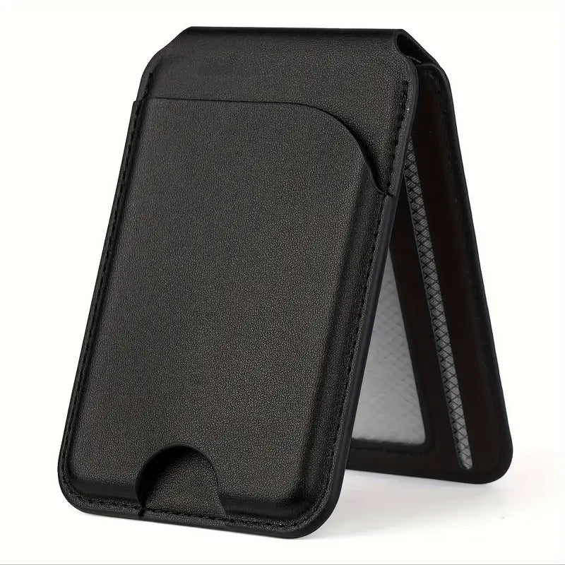 MagSafe Leather Wallet with Card Holder and Stand Function