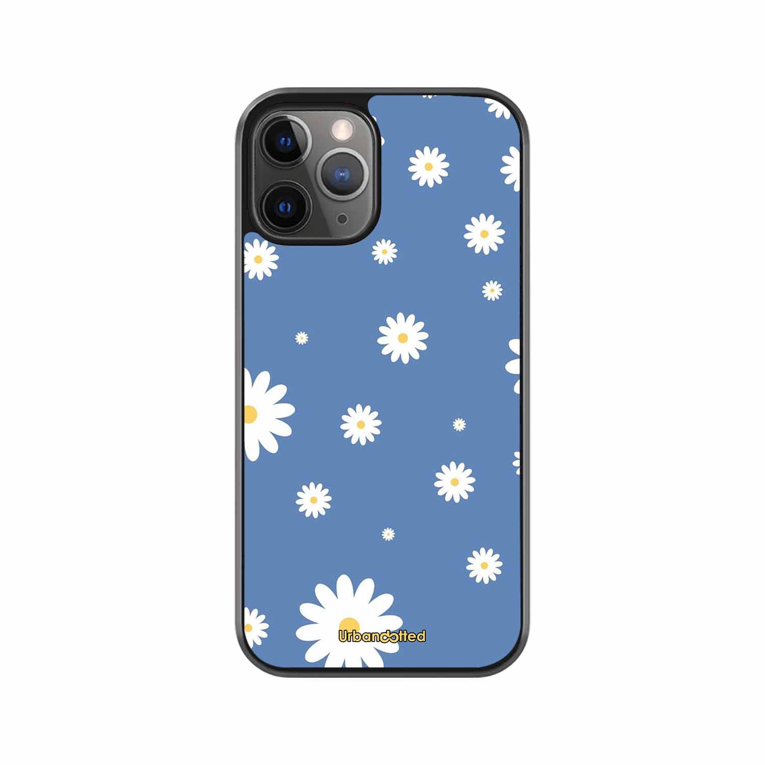 Blue Daisy Meadow Glass Case For iPhone 11 Pro Max