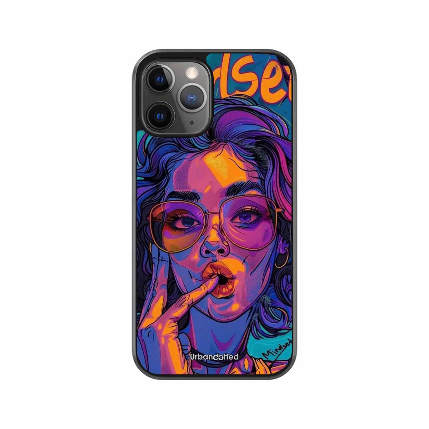 Vibrant Pop Art Girl Glass Case For iPhone 11 Pro Max