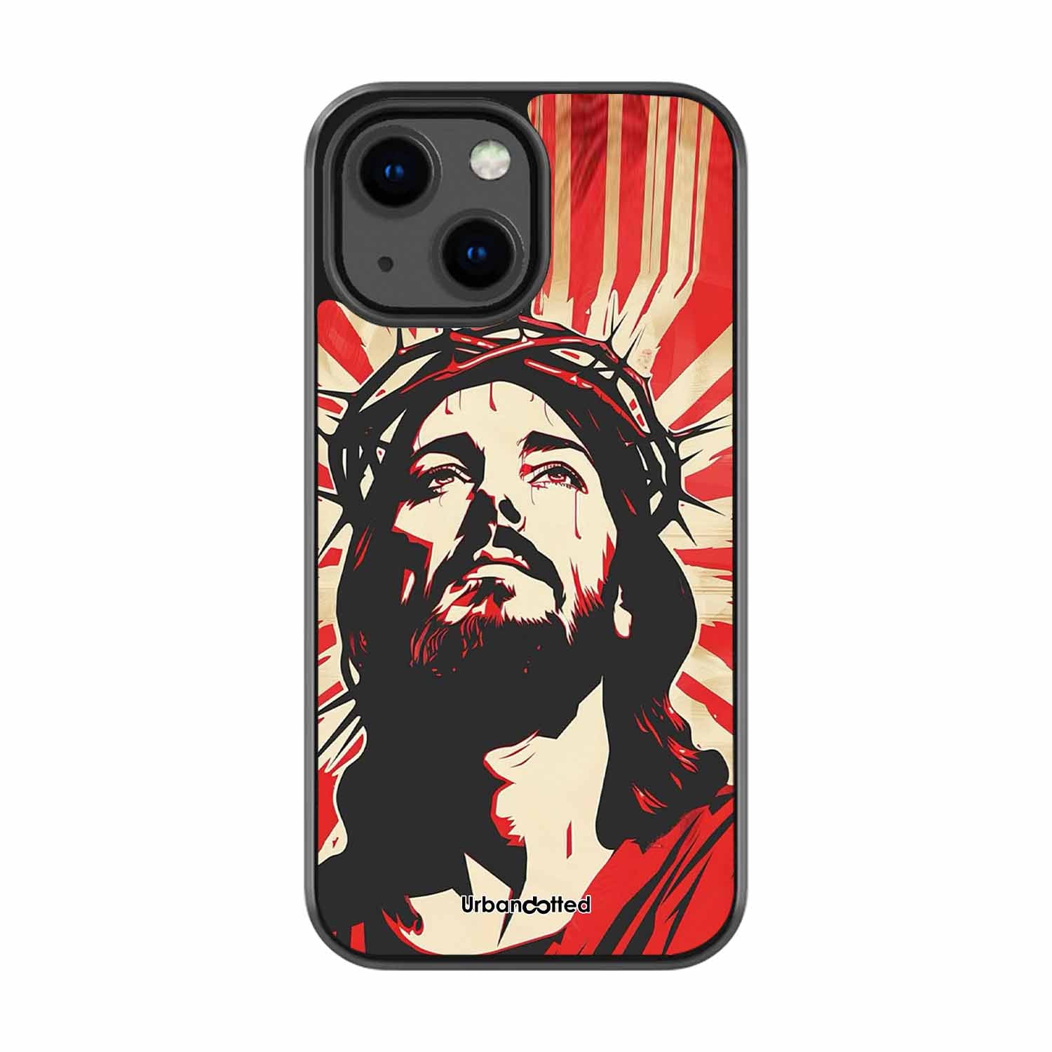 Spiritual Art Glass Case For iPhone 13