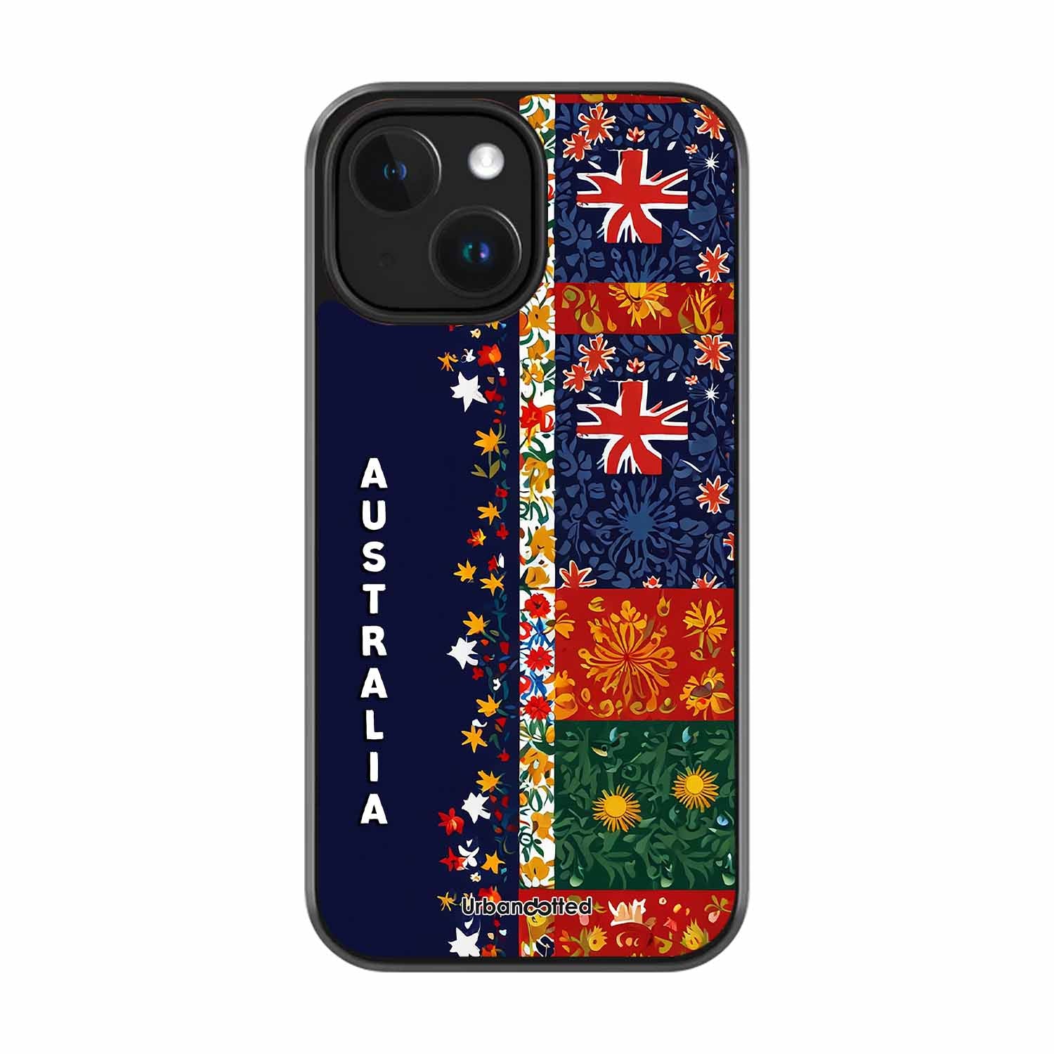 Australian National Pride Glass Case For iPhone 15