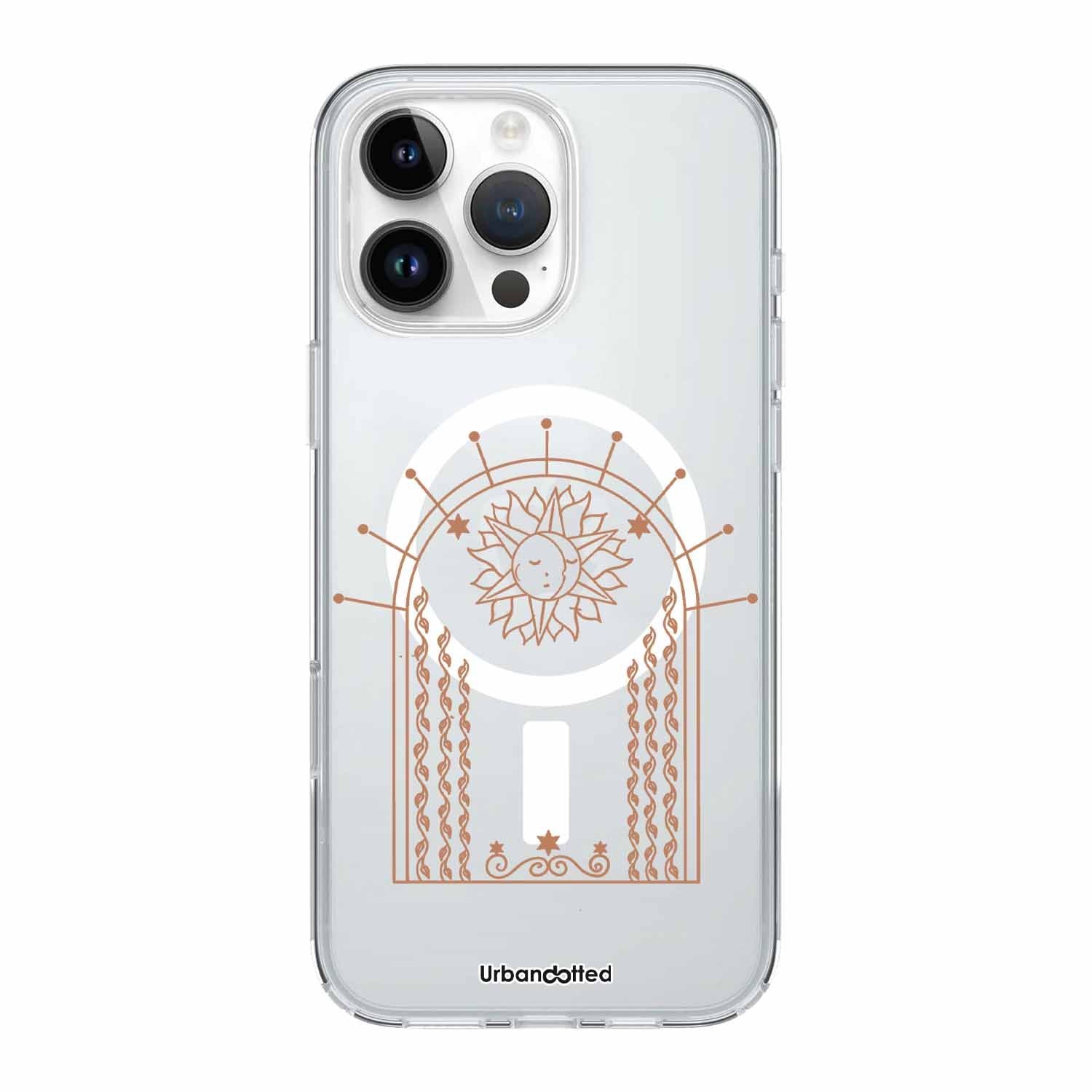 Solar Archway Aura Crystal Clear Astrology Case