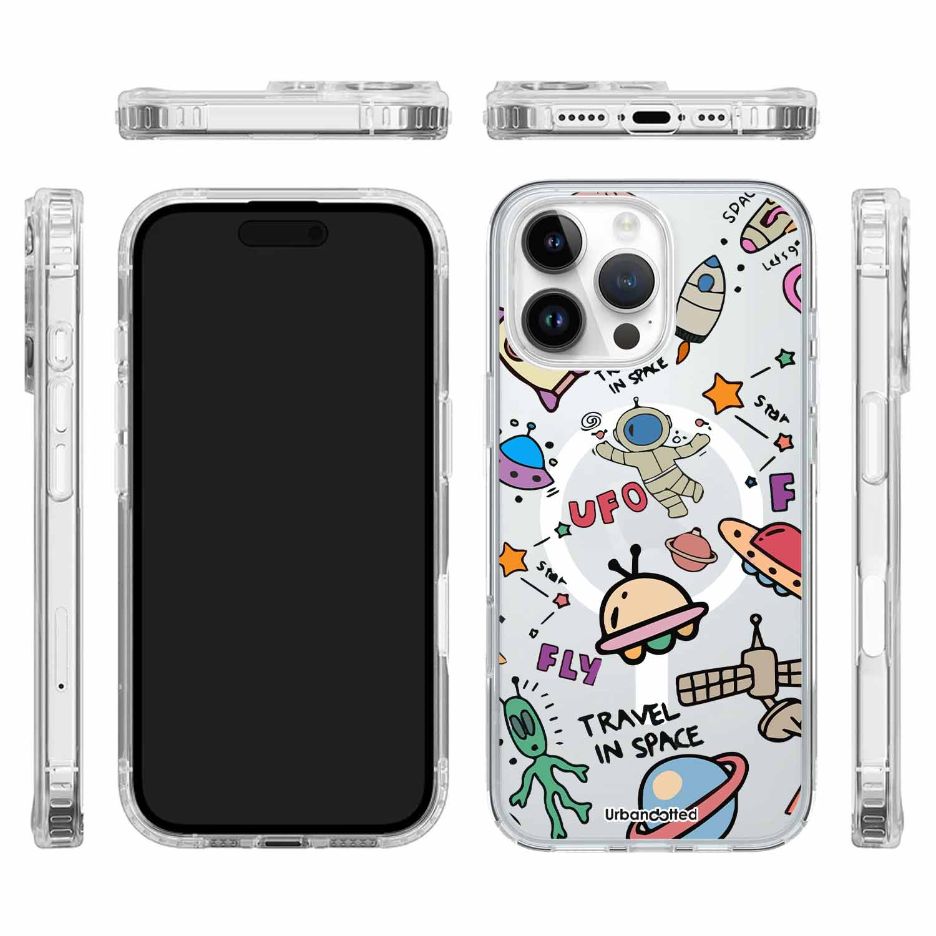 Cosmic Explorer Quest Crystal Clear Astrology Case