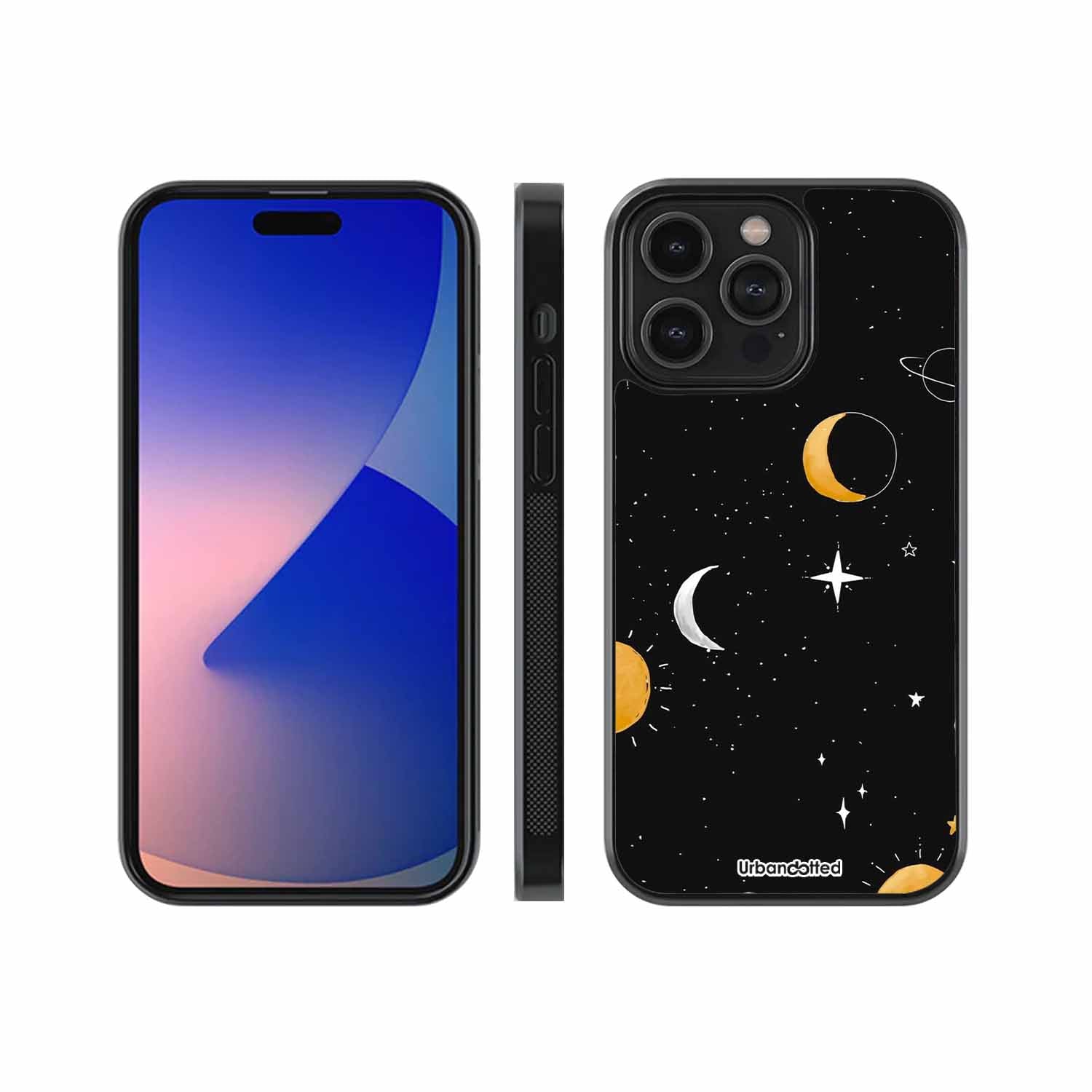 Cosmic Night Sky Astrology Glass Case