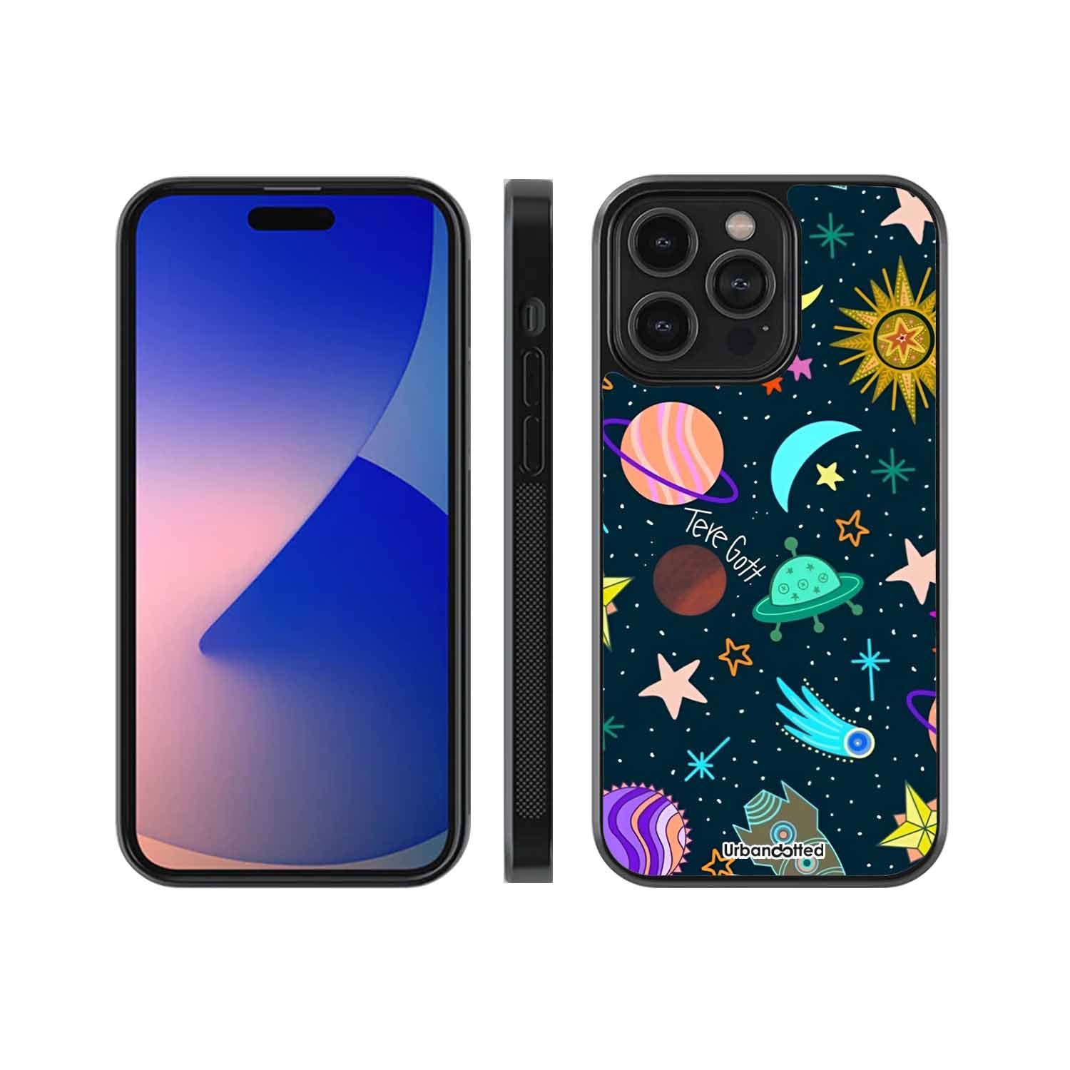 Cosmic Whimsy Astrology Glass Case