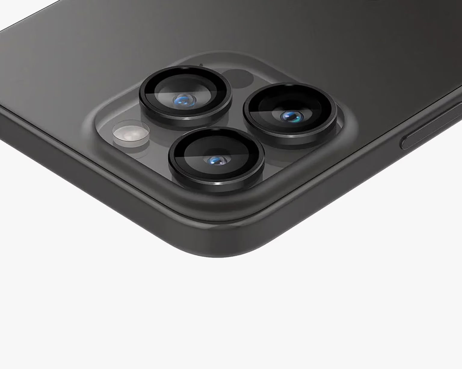 Ultra Strong Tempered Glass Camera Lens Protector Rings - Black