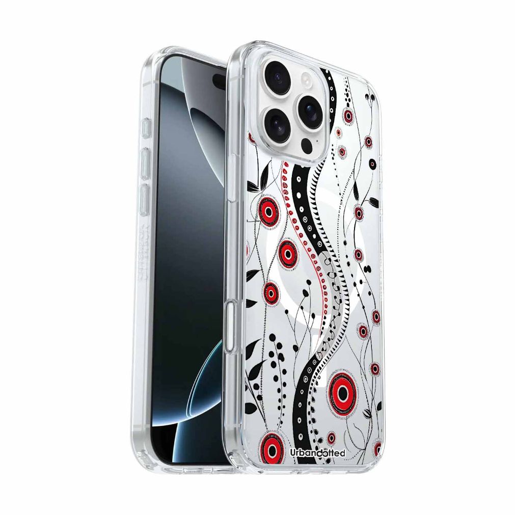 Sacred Pathways Flow Crystal Clear Aboriginal Case