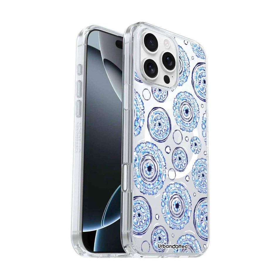 Ancient Dreamscape Weave Crystal Clear Aboriginal Case