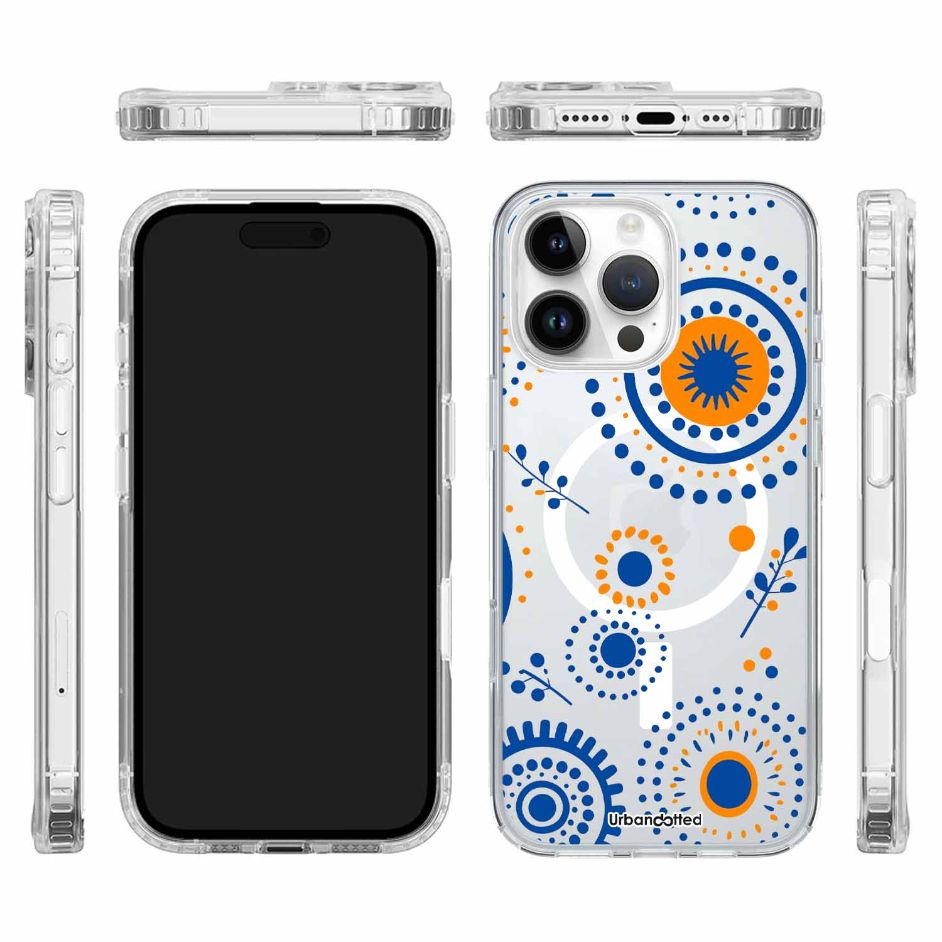 Sunburnt Country Paths Crystal Clear Aboriginal Case