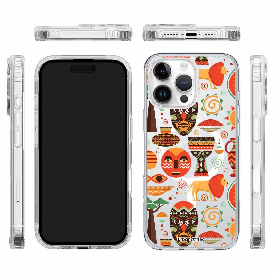 Tribal Rhythm Harmony Crystal Clear Aboriginal Case