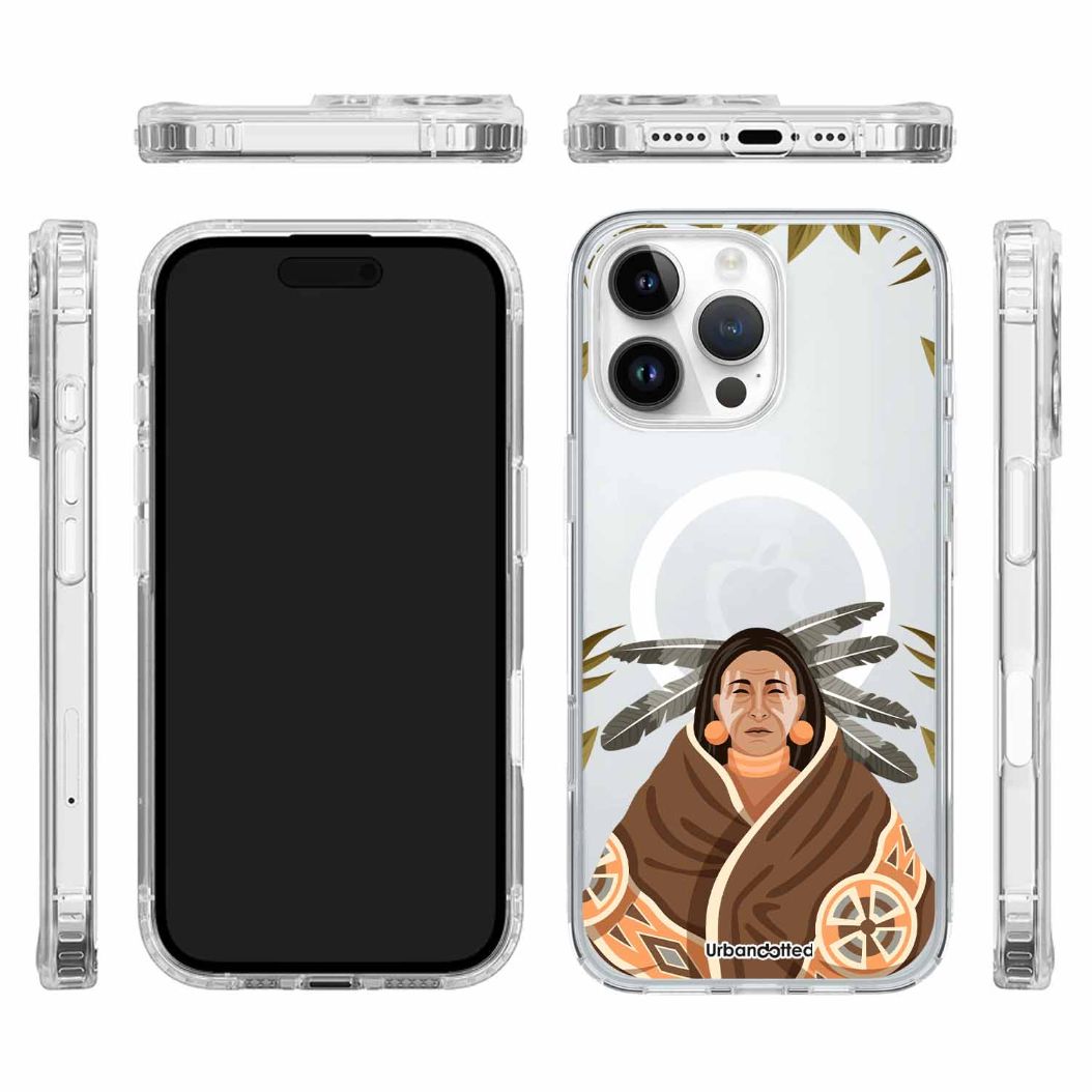 Dreamtime Spirit Guardian Crystal Clear Aboriginal Case