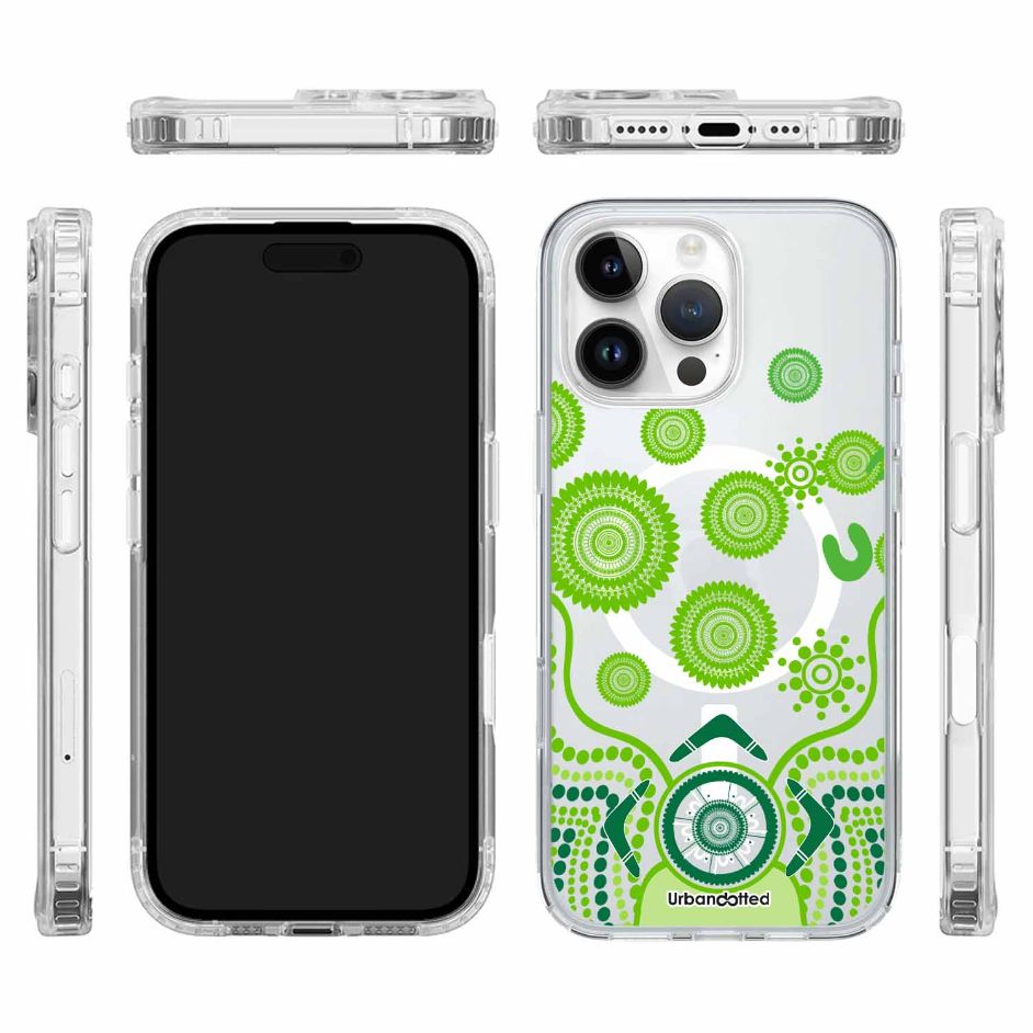 Wandjina's Whisper Crystal Clear Aboriginal Case