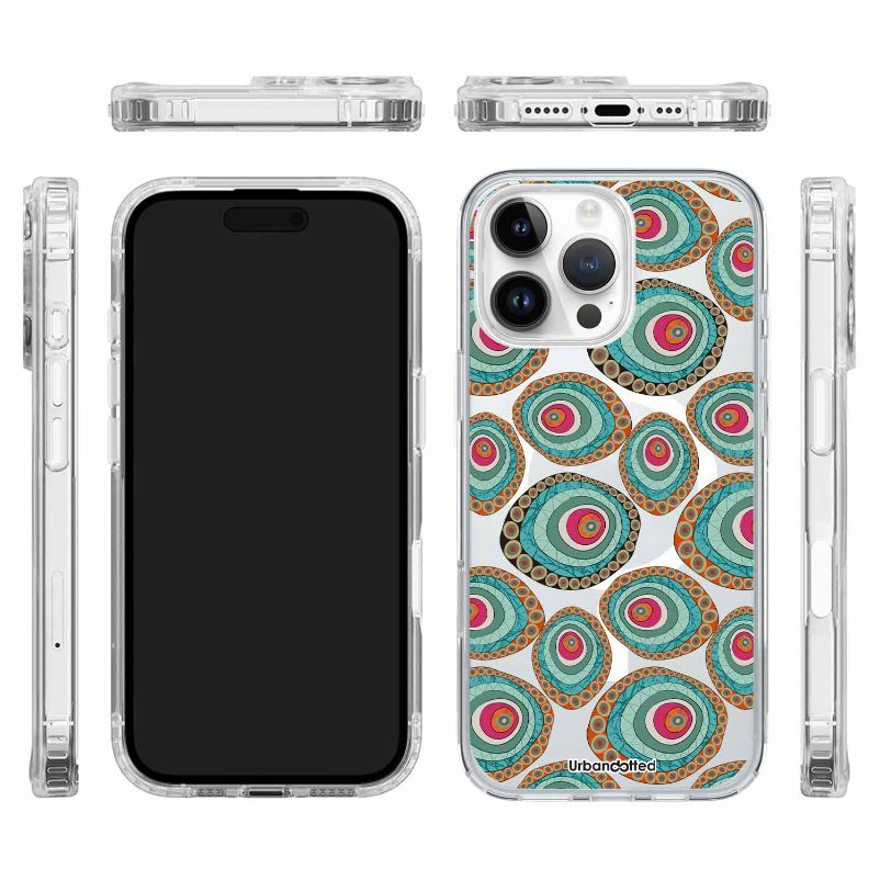 Vibrant Terra Core Crystal Clear Aboriginal Case