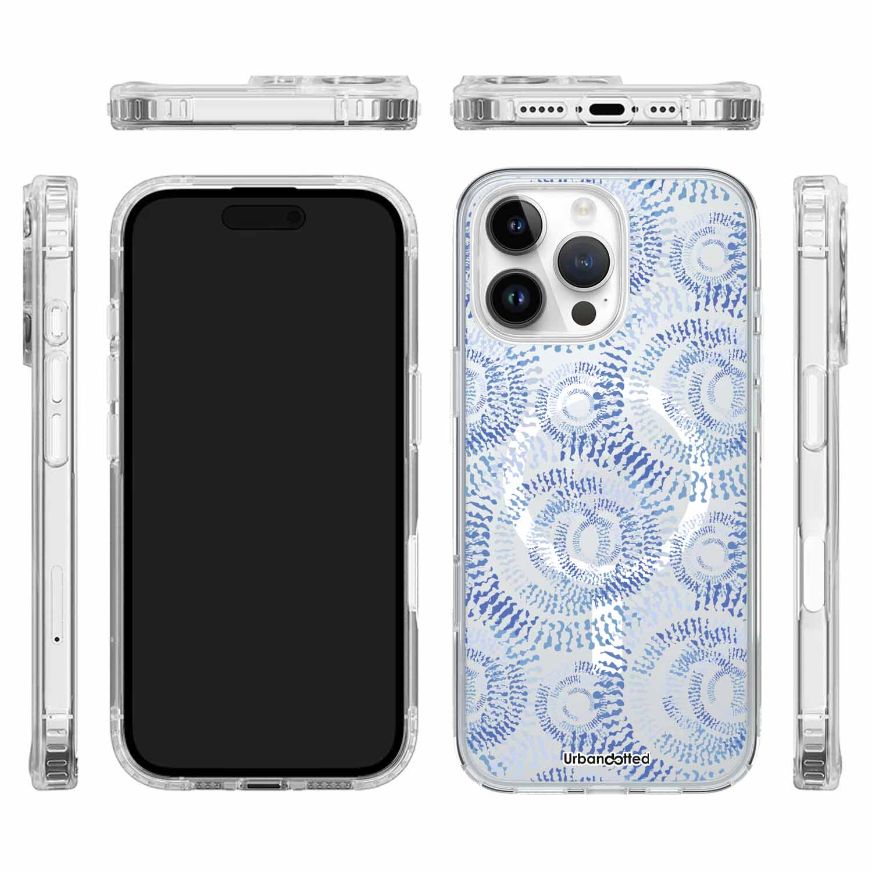 Aqua Dreaming Current Crystal Clear Aboriginal Case