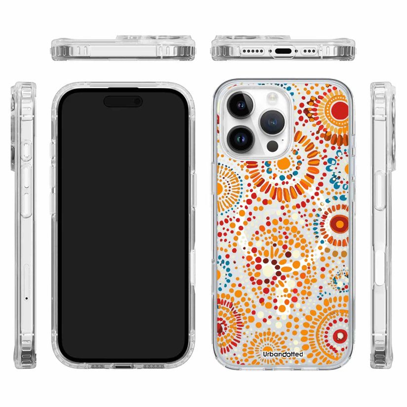 Desert Wind Spirit Crystal Clear Aboriginal Case