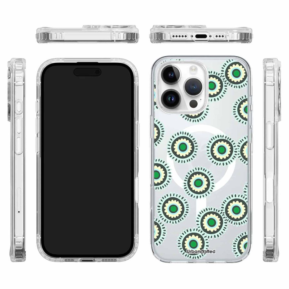 Emu Plum Bloom Crystal Clear Aboriginal Case