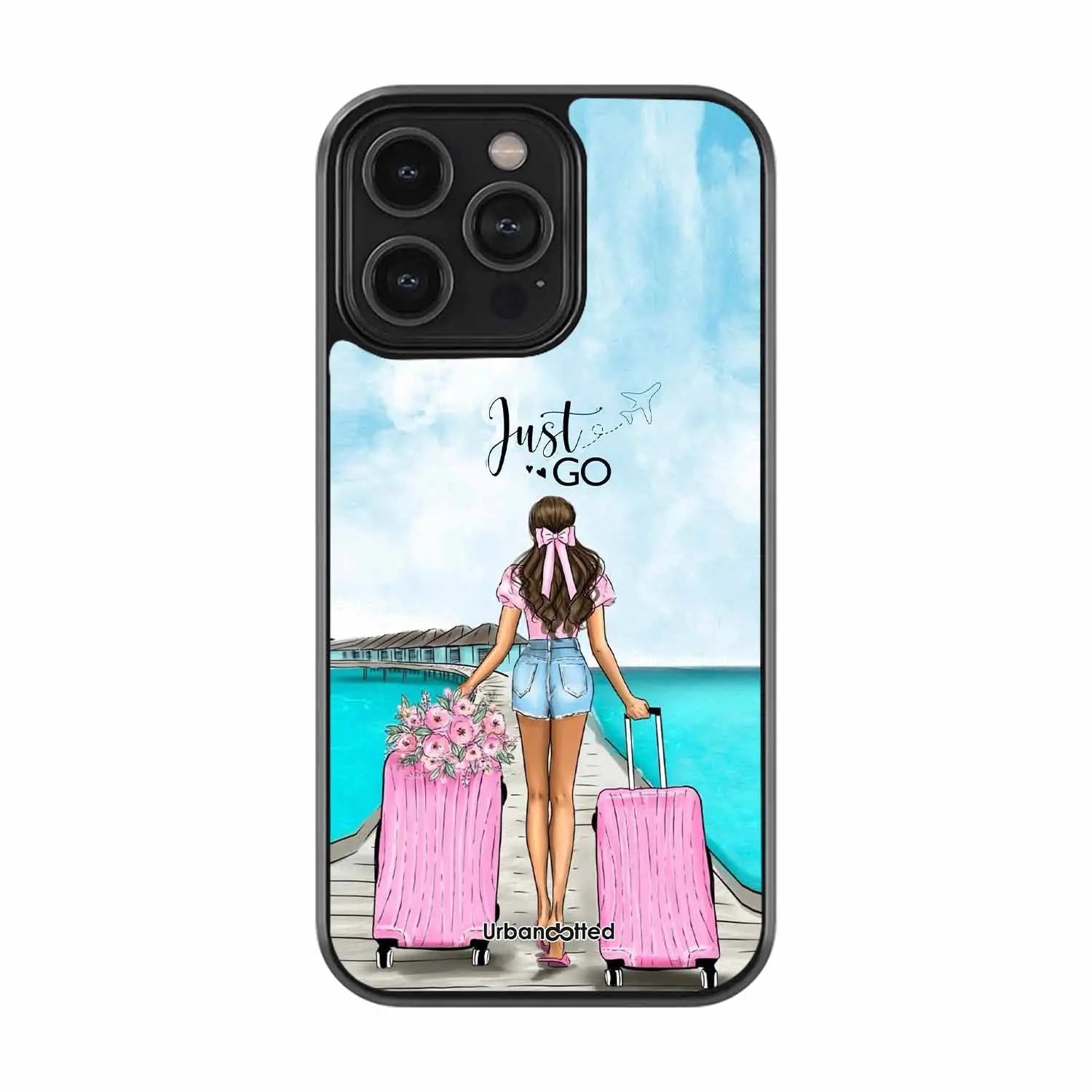 Just Go Travel Glass Case For iPhone 16 Pro Max