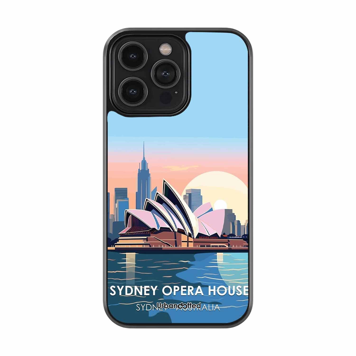 Sydney Opera House Sunrise Glass Case For iPhone 14 Pro