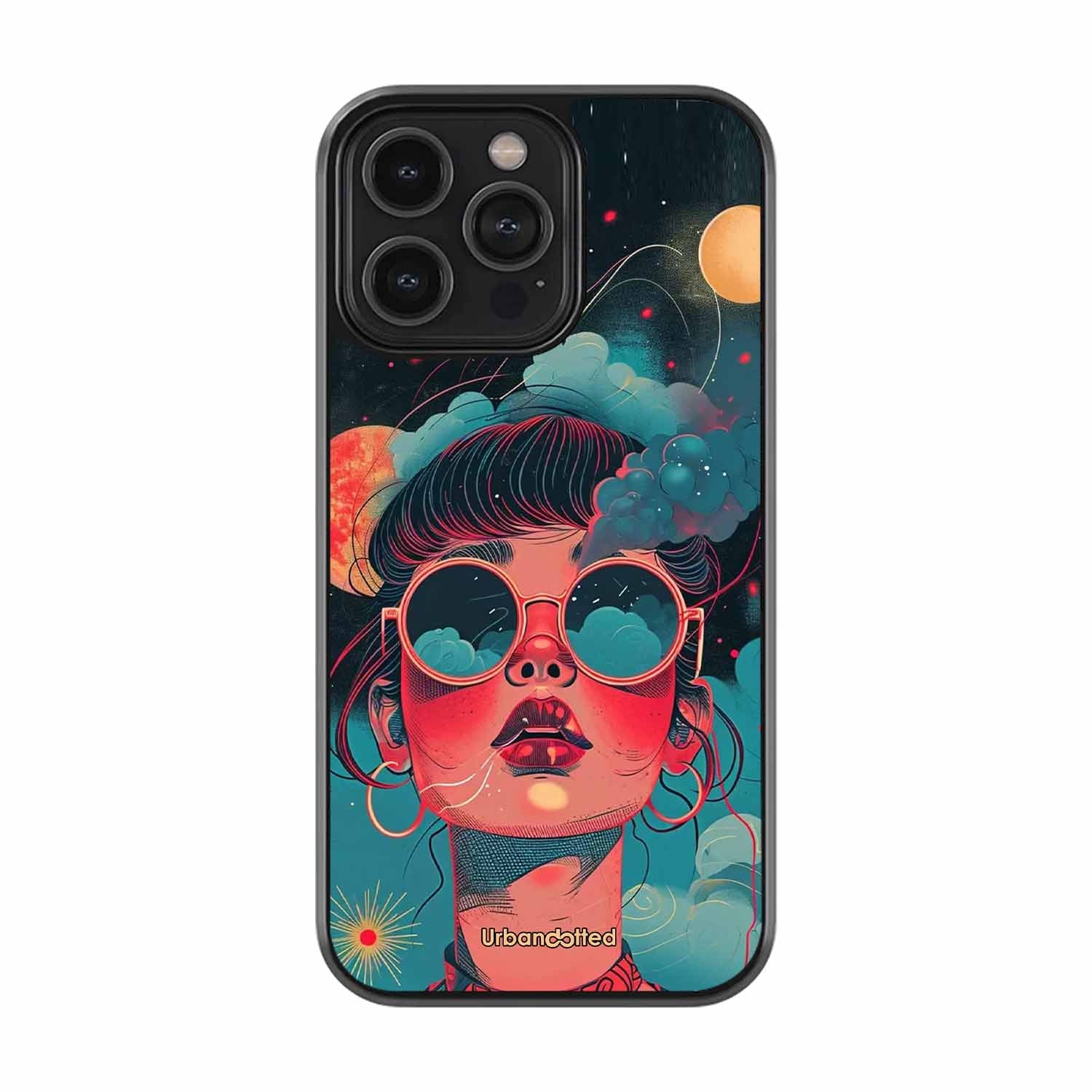 Starry Eyed Wonder Glass Case For iPhone 14 Pro