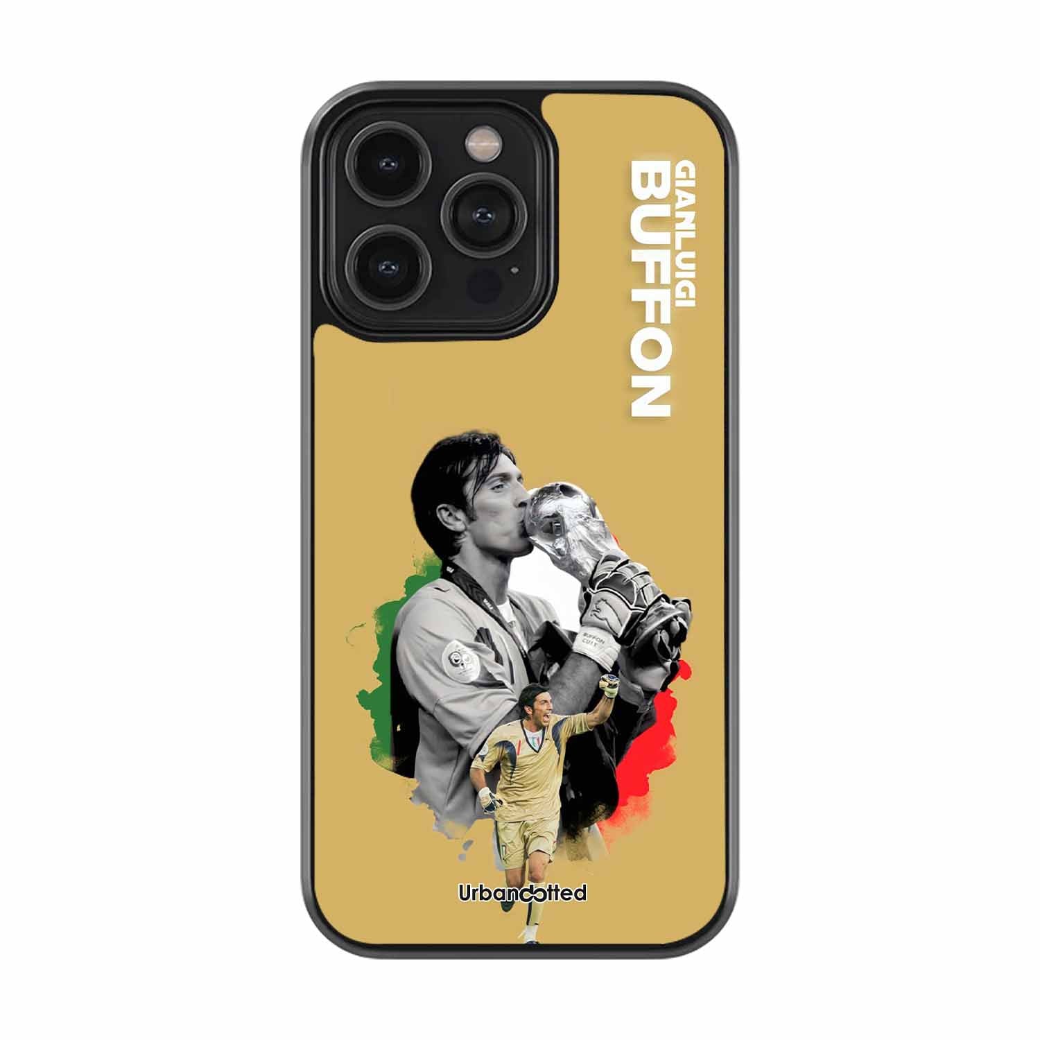 Gianluigi Buffon Legend Glass Case For iPhone 15 Pro Max