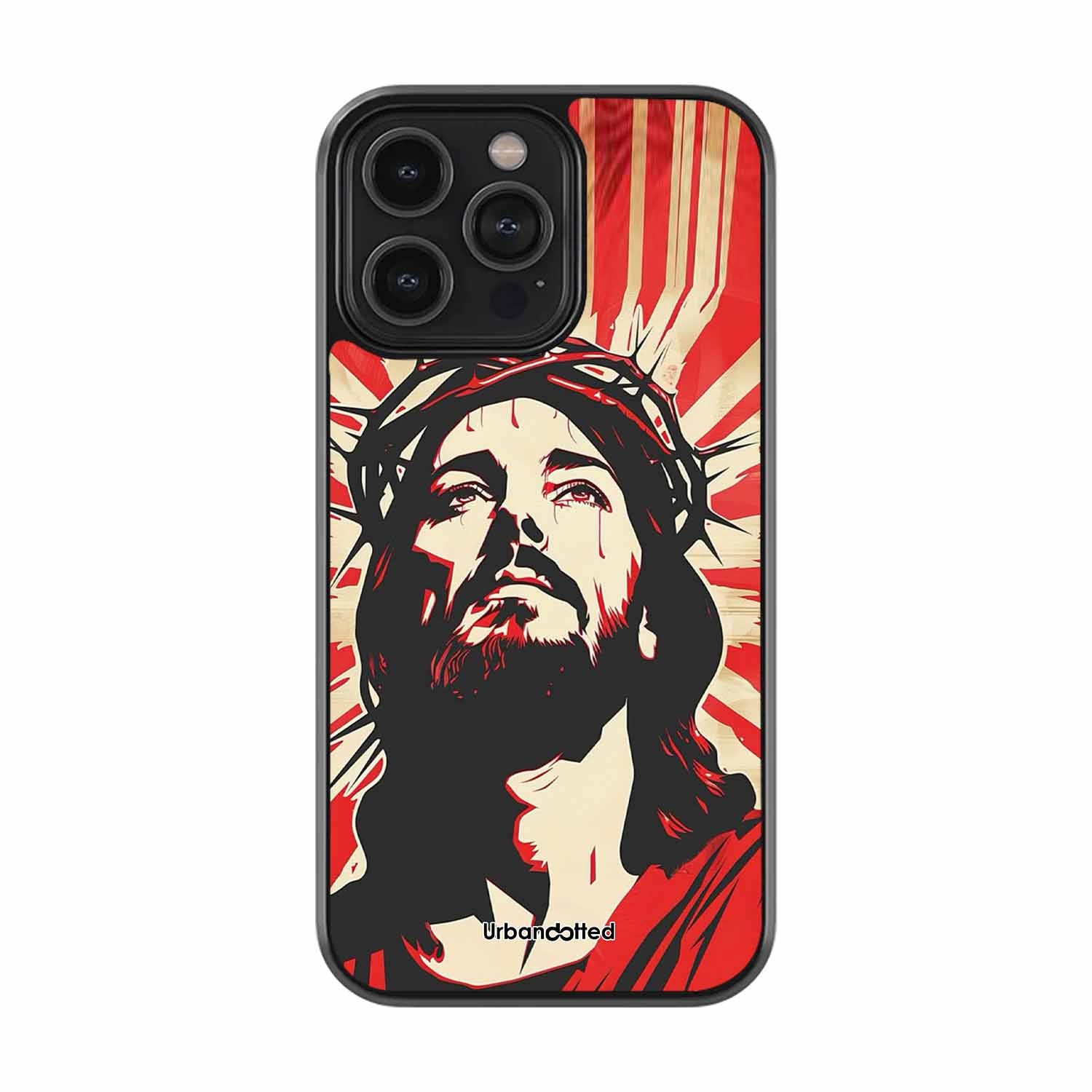 Spiritual Art Glass Case For iPhone 16 Pro