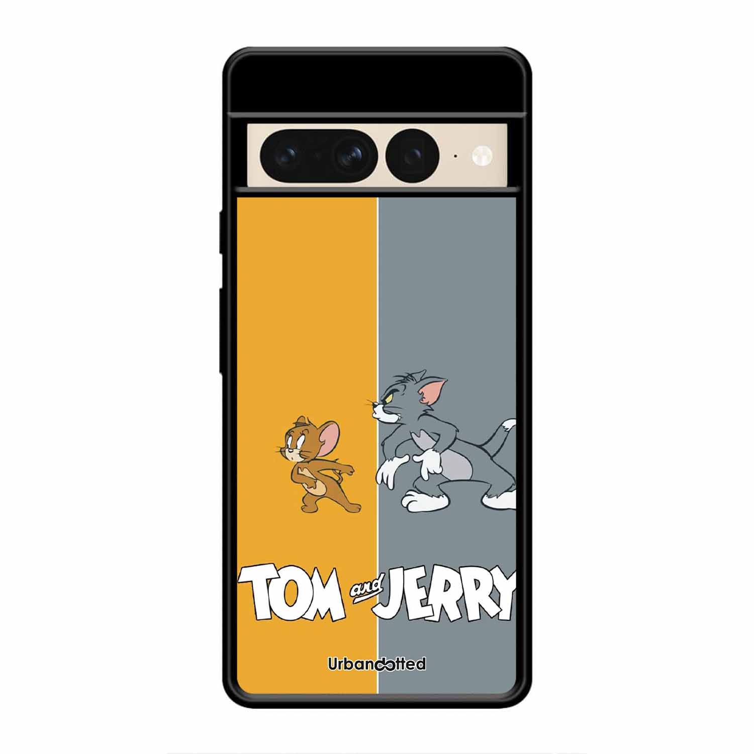Tom and Jerry Chase Glass Case For Google Pixel 7 Pro