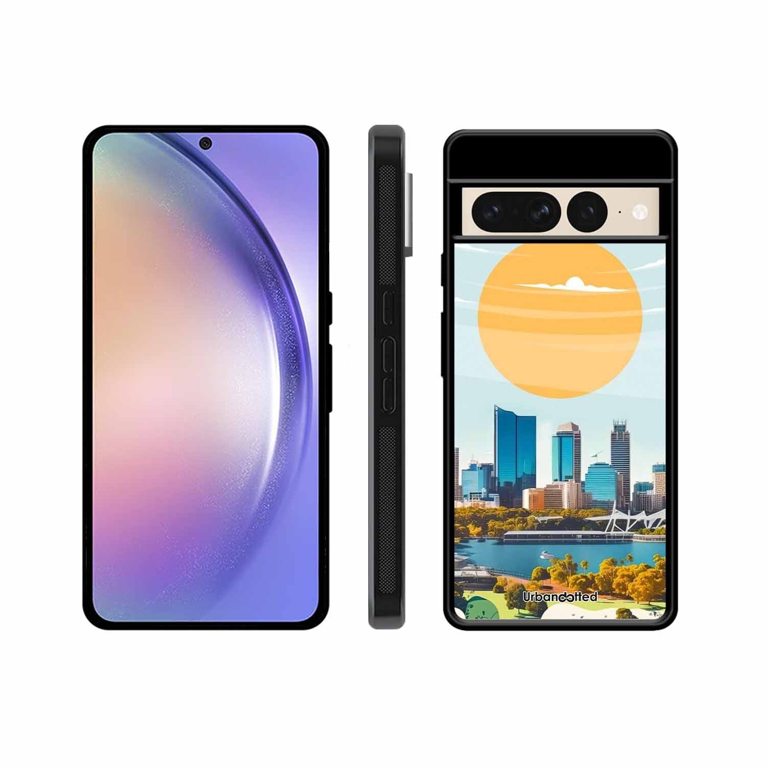 Western Australia Cityscape Glass Case For Google Pixel 7 Pro