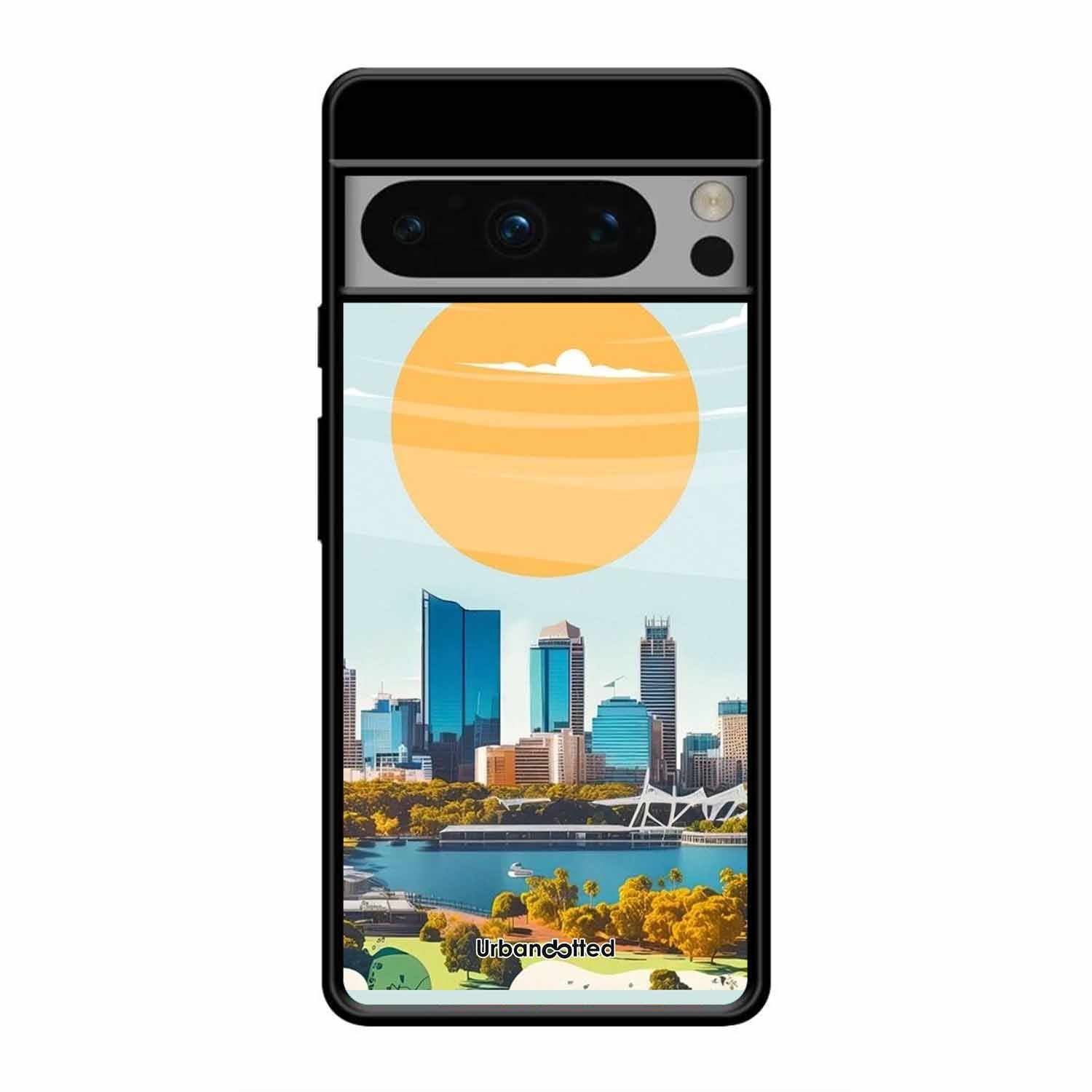 Western Australia Cityscape Glass Case For Google Pixel 8 Pro