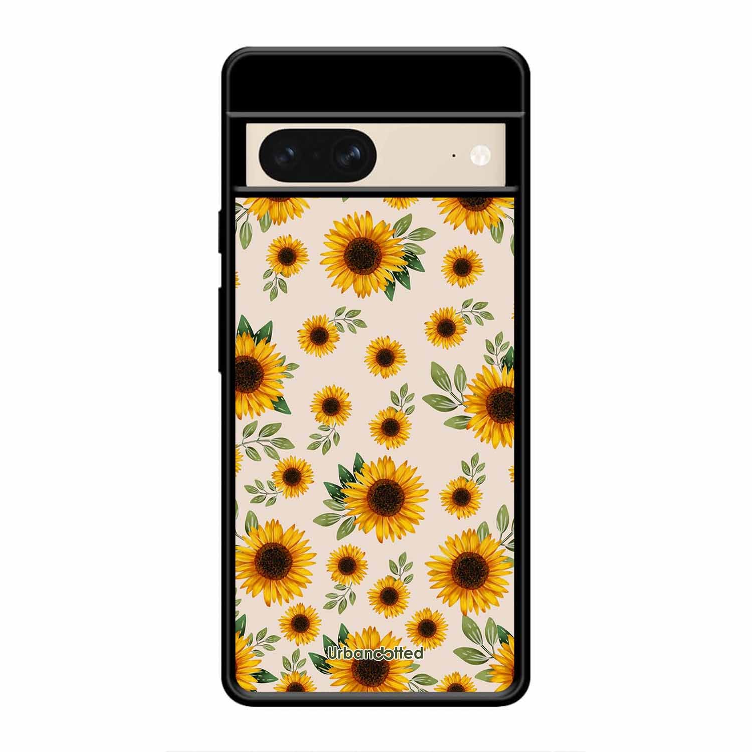 Summer Sunflowers Glass Case For Google Pixel 8