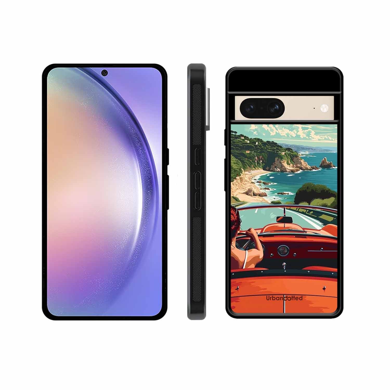 Ocean Breeze Road Trip Glass Case For Google Pixel 8