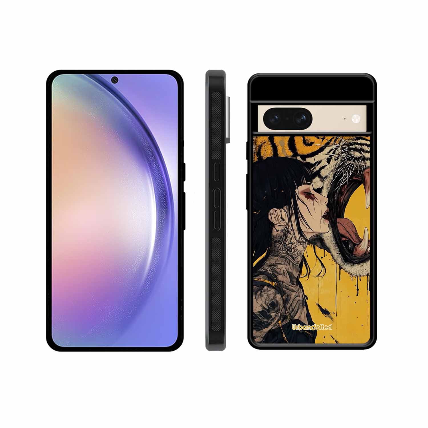 Tattooed Girl with Tiger Glass Case For Google Pixel 8