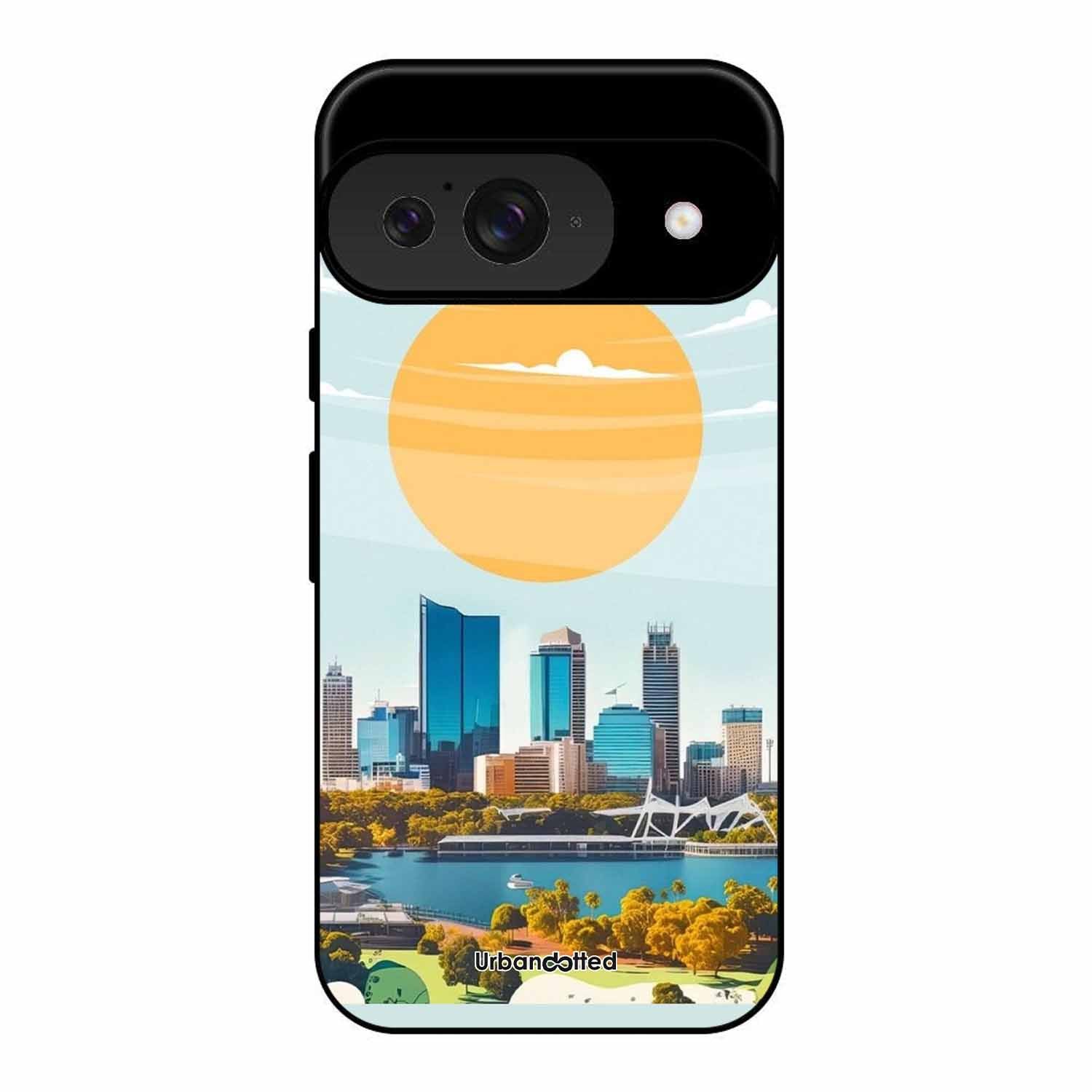 Western Australia Cityscape Glass Case For Google Pixel 9