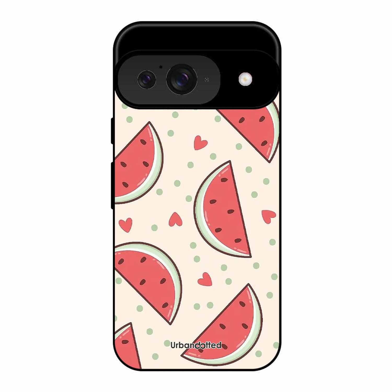 Watermelon Slice Fun Glass Case For Google Pixel 9
