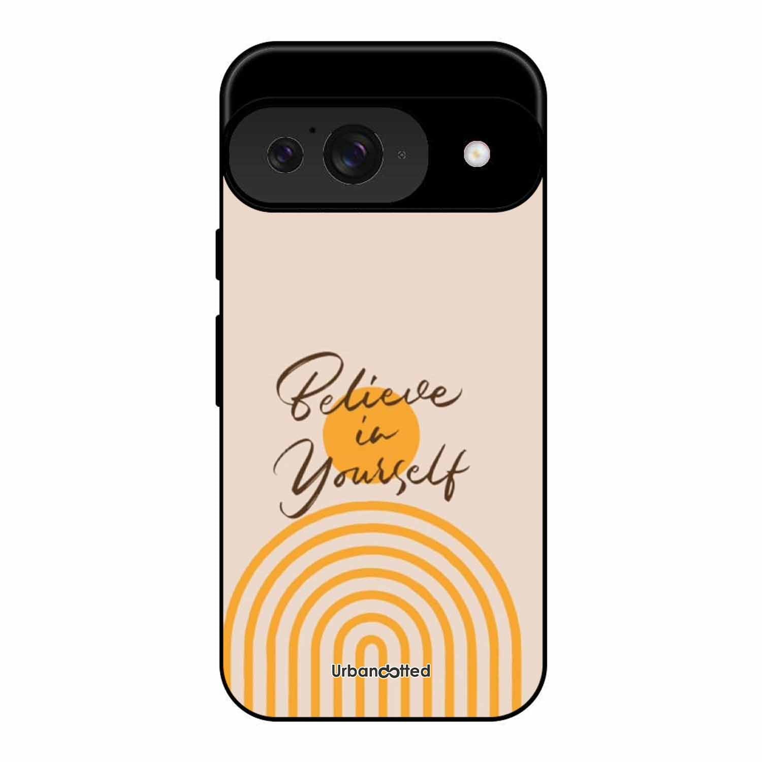 Believe In Yourself Rainbow Glass Case For Google Pixel 9