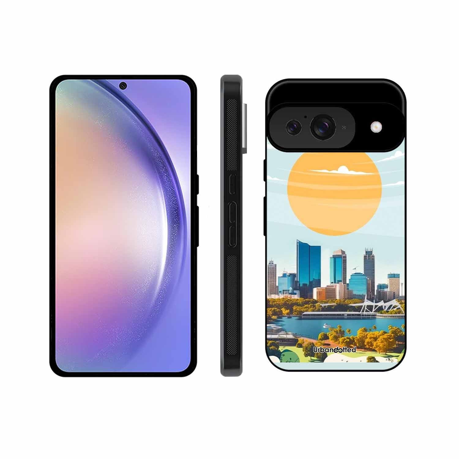 Western Australia Cityscape Glass Case For Google Pixel 9