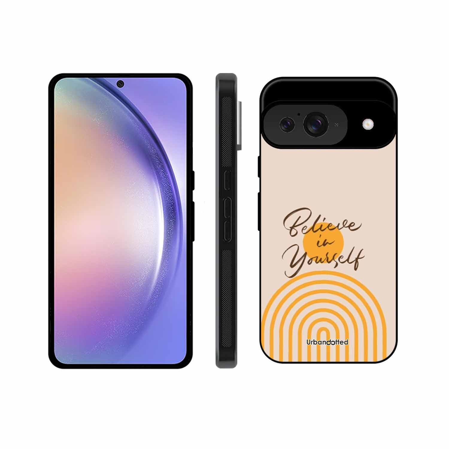 Believe In Yourself Rainbow Glass Case For Google Pixel 9
