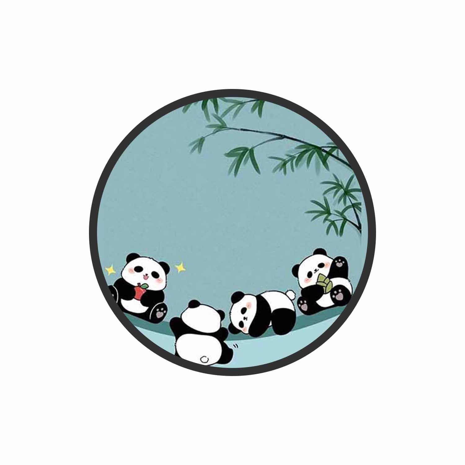 Playful Pandas Phone Grips Holder