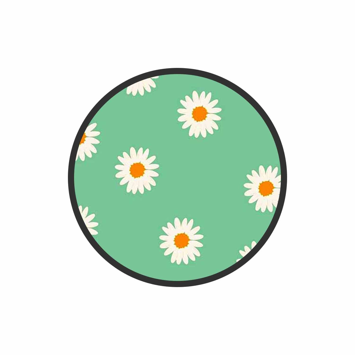 Mint Green Daisy Phone Grips Holder