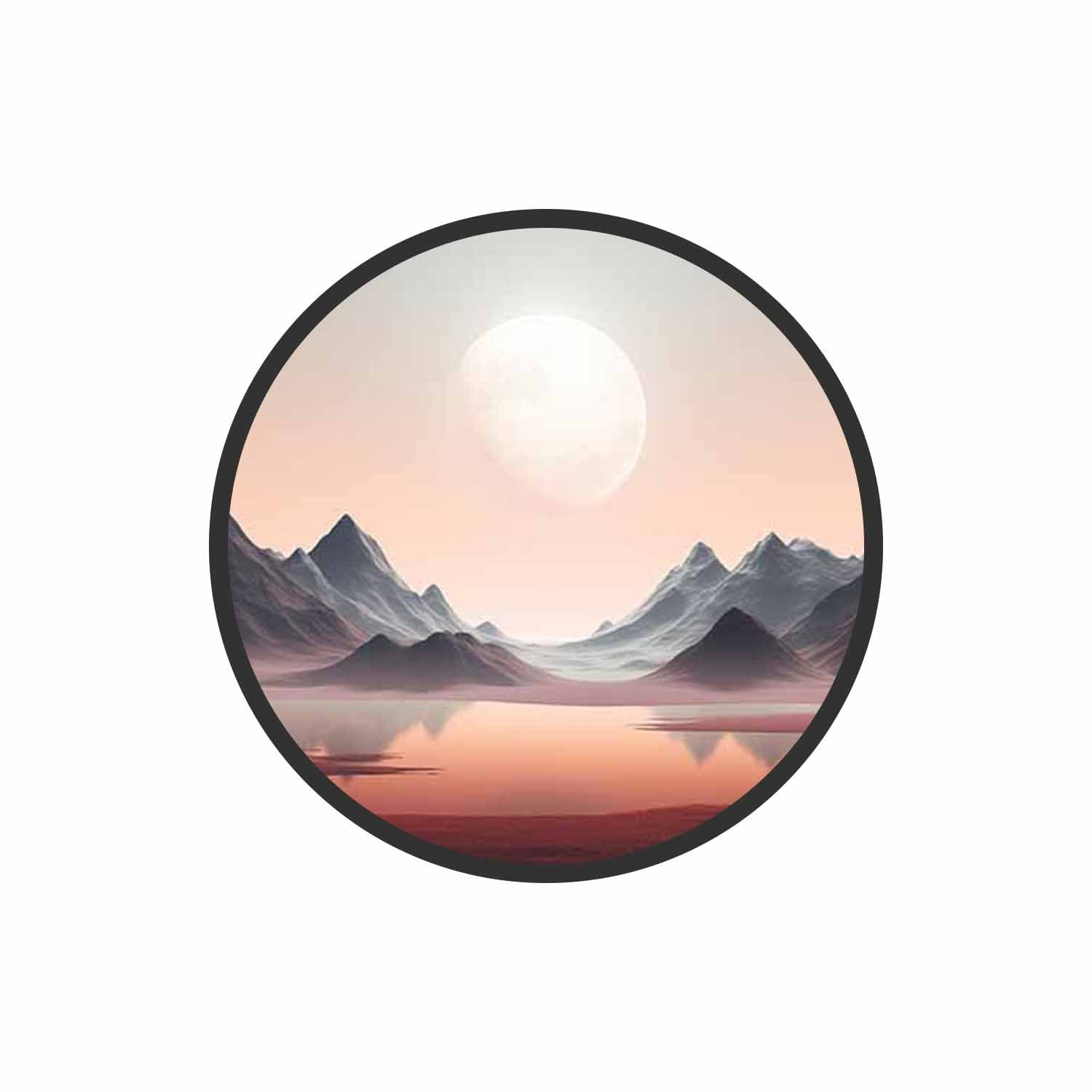 Lunar Landscape Phone Grips Holder