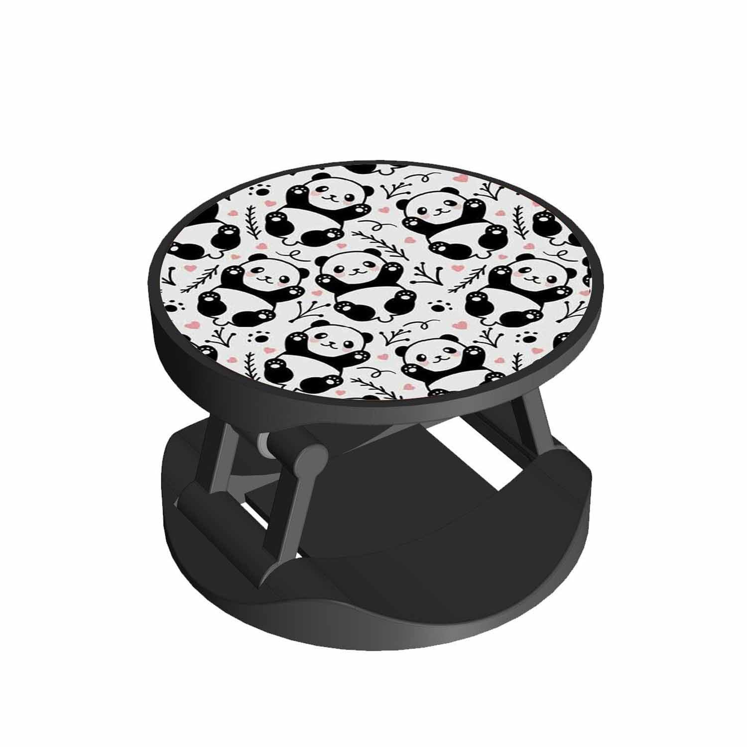 Sweet Panda Pattern Phone Grips Holder