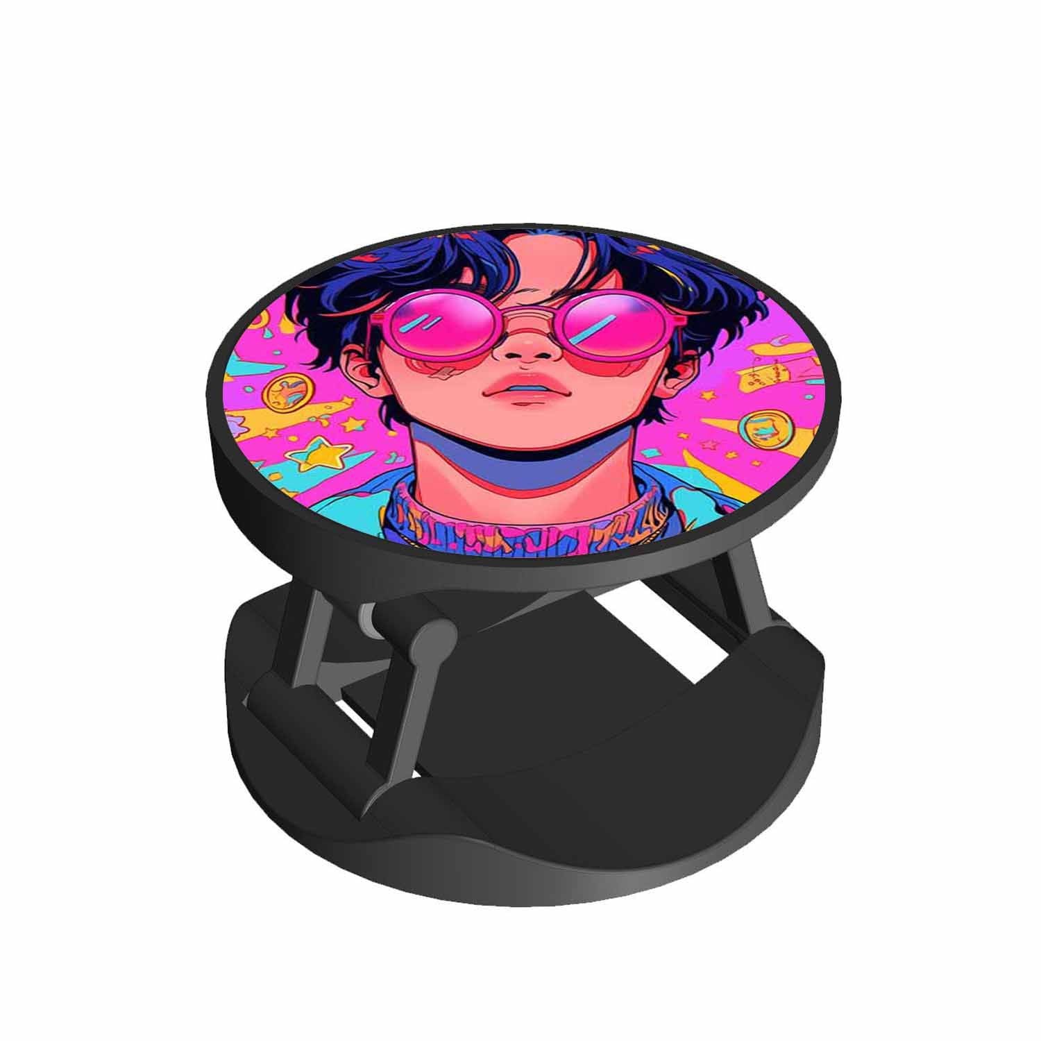 Neon Vibes Phone Grips Holder