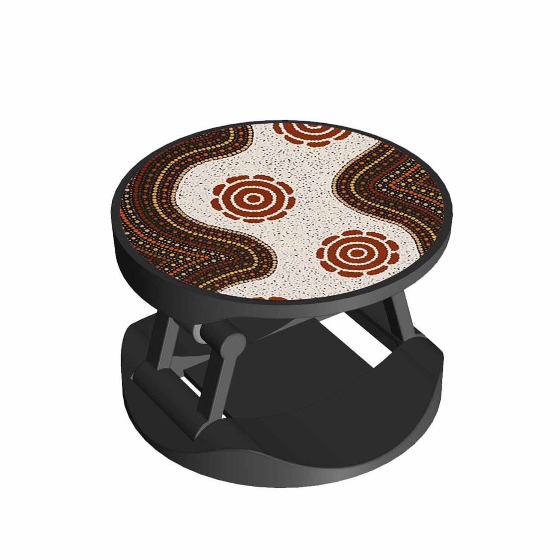 Aboriginal River Flow Phone Grips Holder