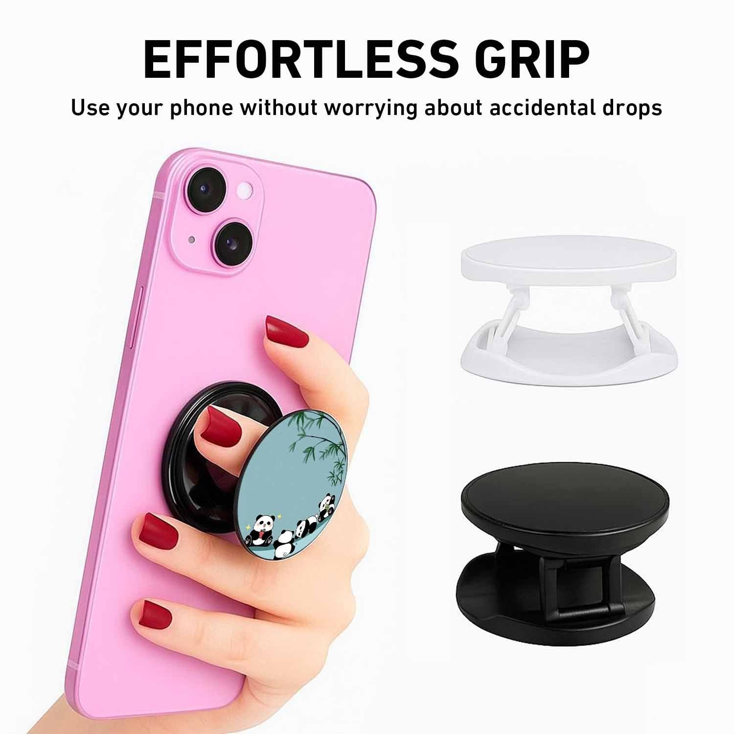 Playful Pandas Phone Grips Holder