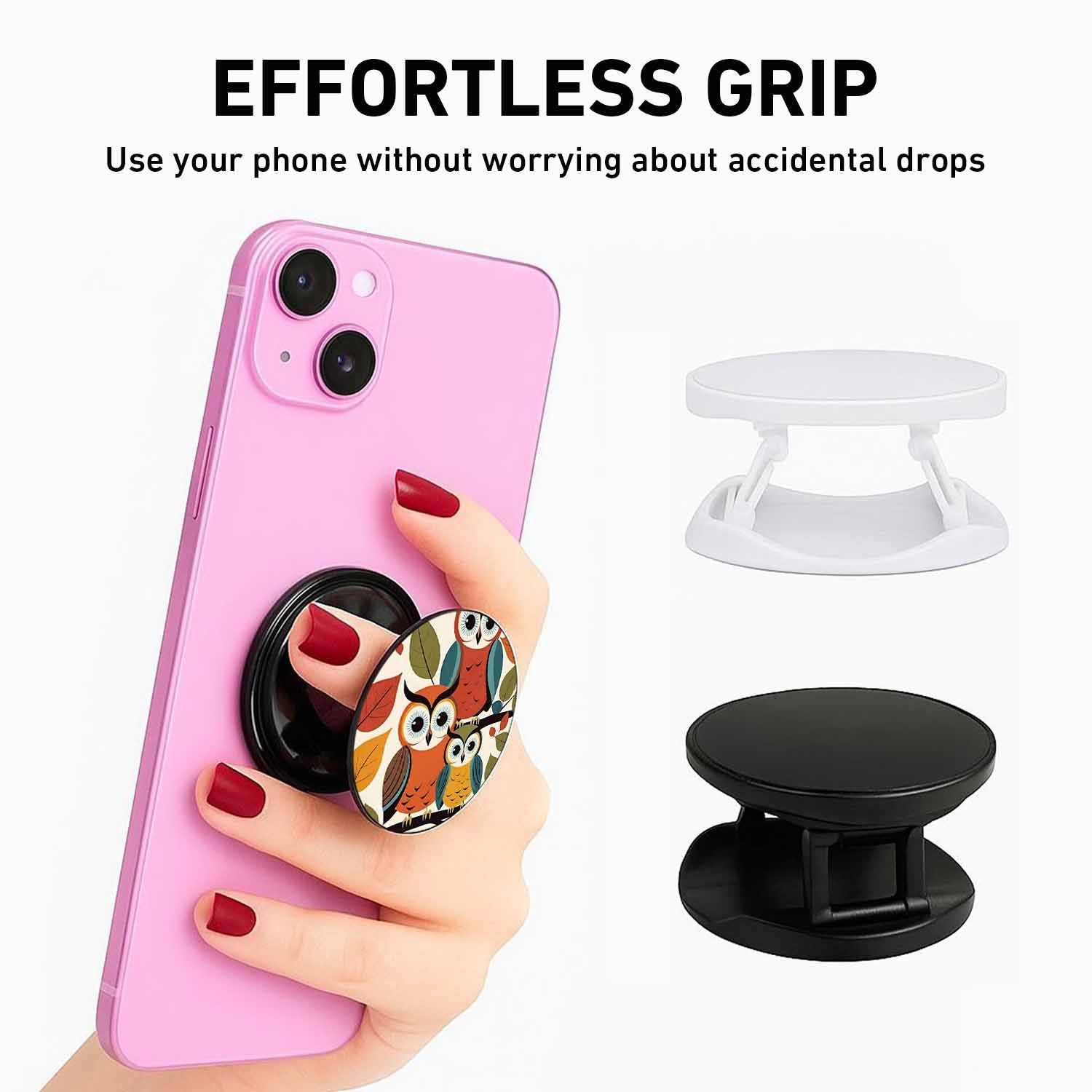 Owl Family Phone Grips Holder