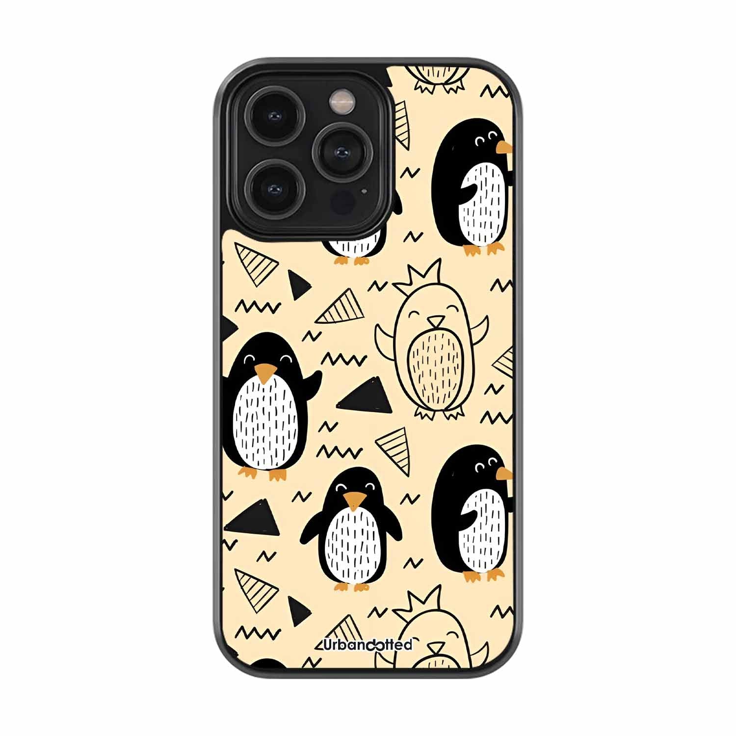 Happy Feet Penguins Pet Glass Case