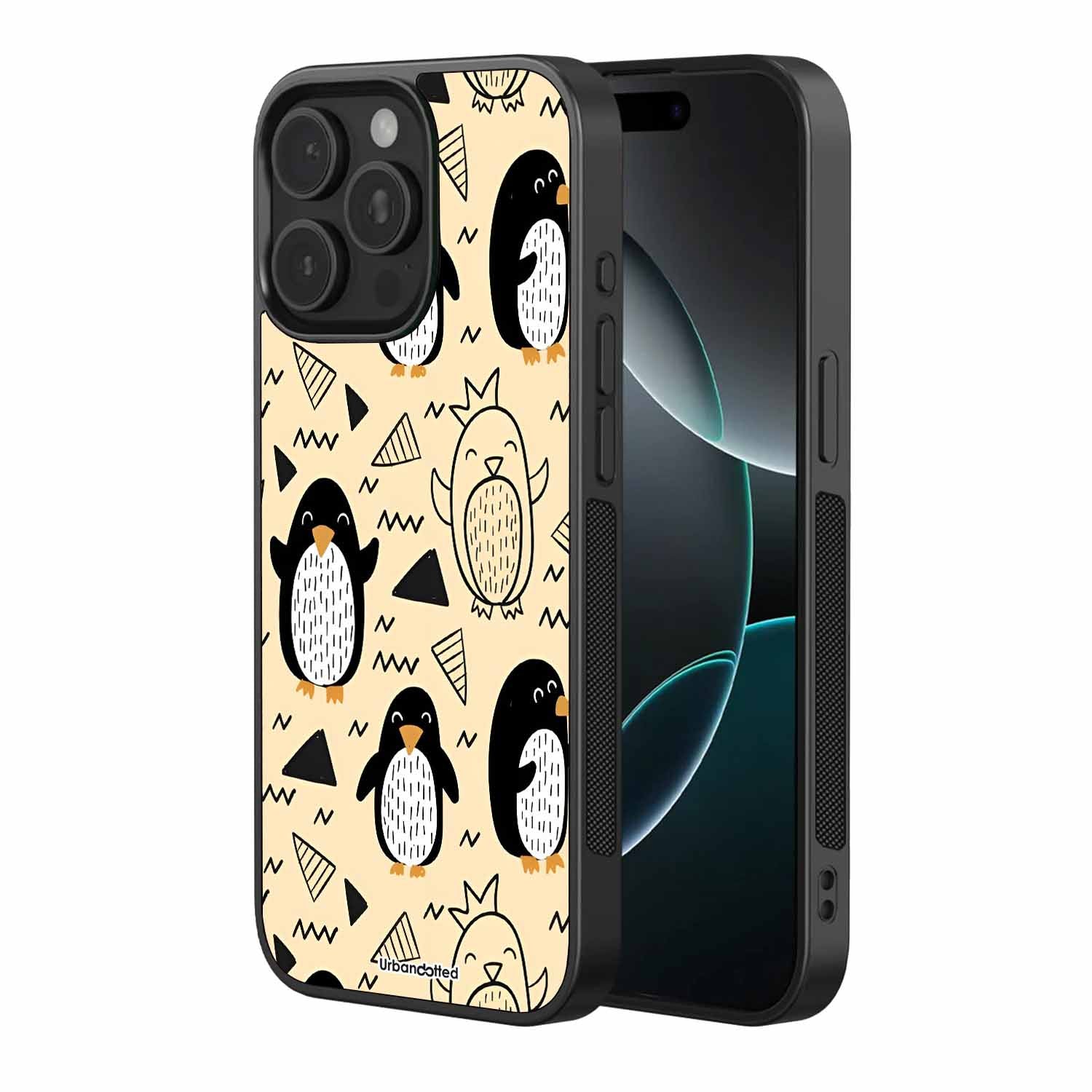 Happy Feet Penguins Pet Glass Case