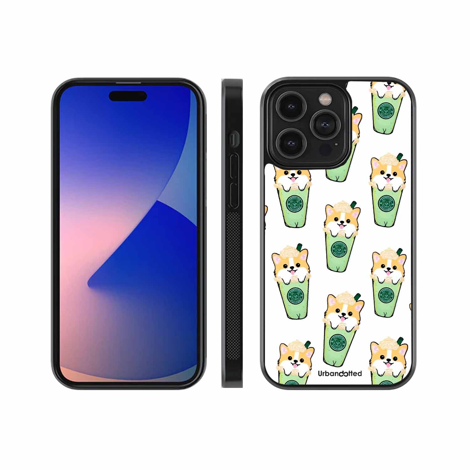 Trendy Corgi Treat Pet Glass Case