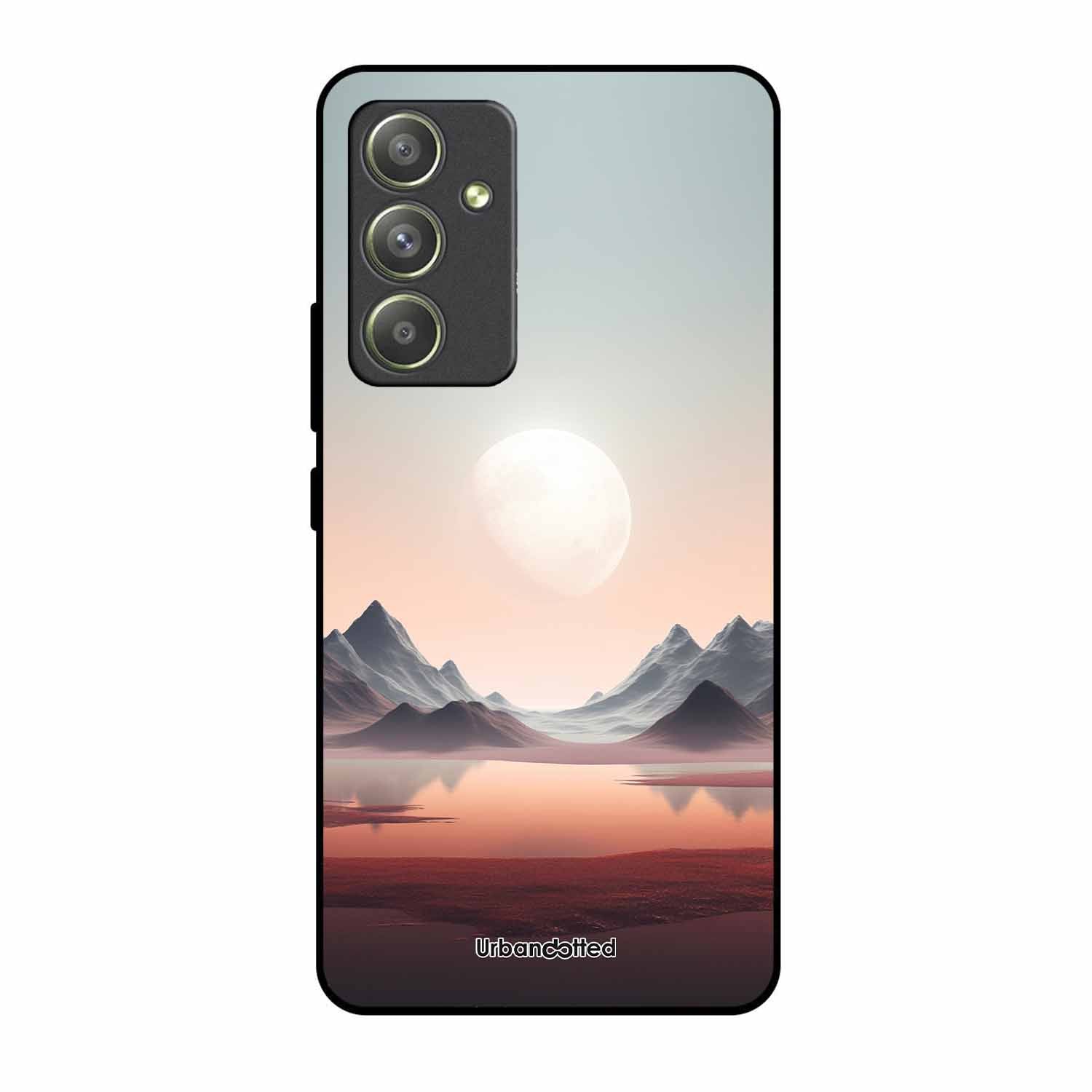 Tranquil Landscape Reflection Glass Case For Samsung A54