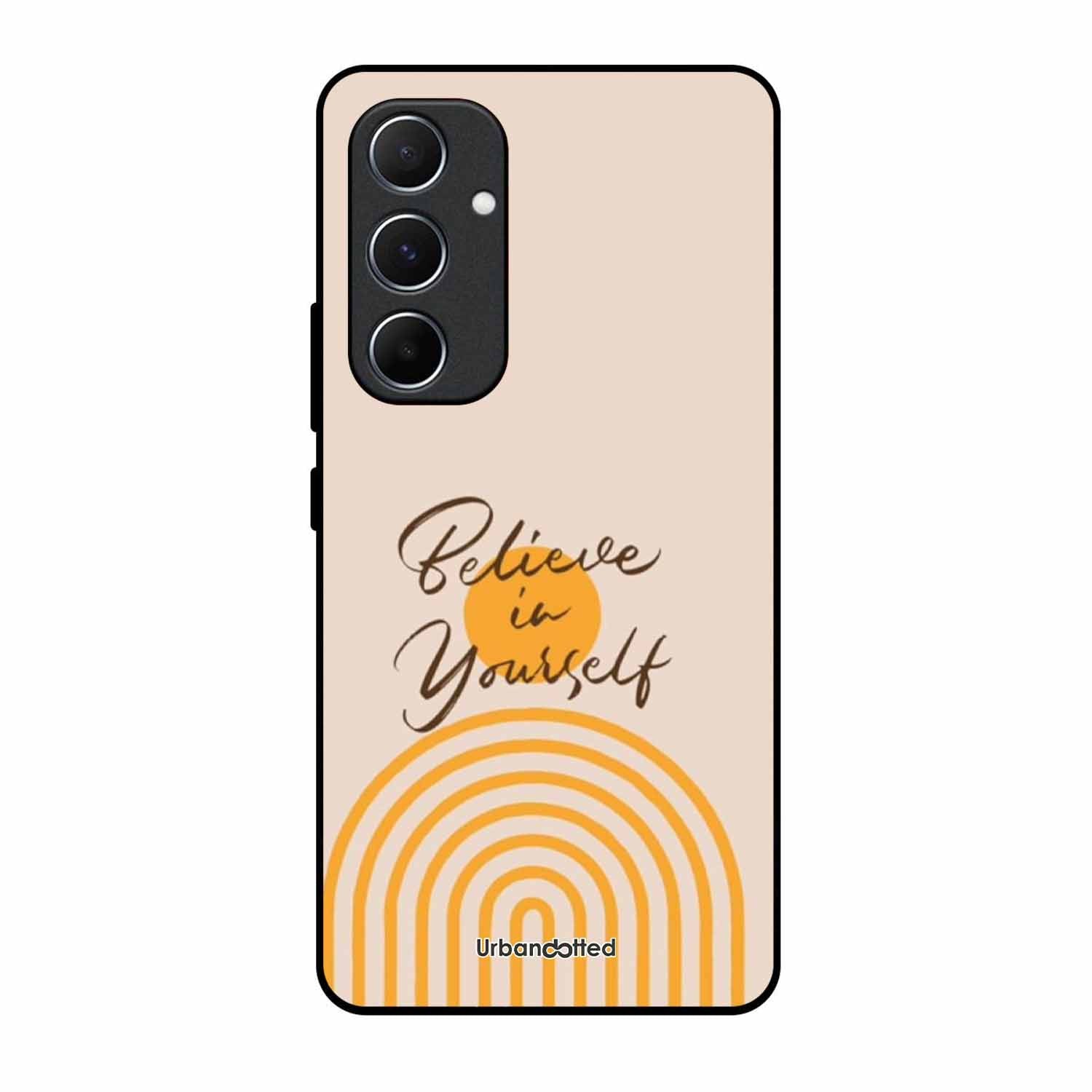 Believe In Yourself Rainbow Glass Case For Samsung A55
