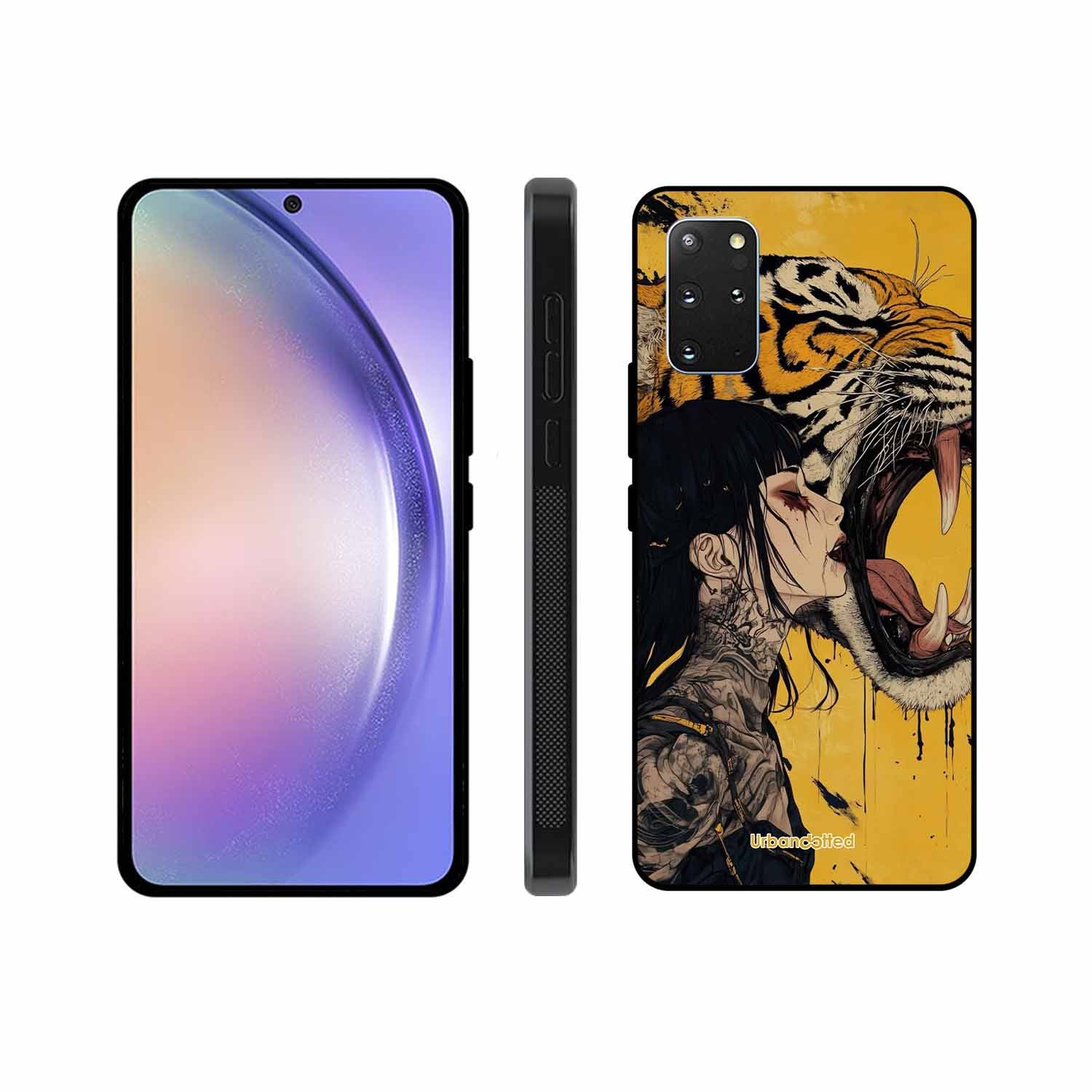 Tattooed Girl with Tiger Glass Case For Samsung S20 Plus